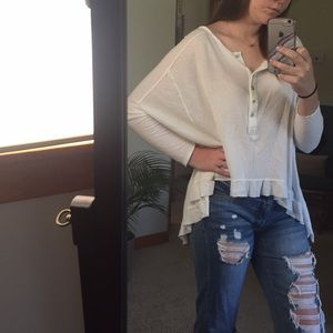 Free People long sleeve tee